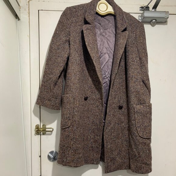 VINTAGE BONDERS DOUBLE BREAST TWEED COATS SIZE M/L - Picture 5 of 12